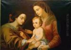 Marriage Of Saint Catherine by Bartolome Esteban Murillo