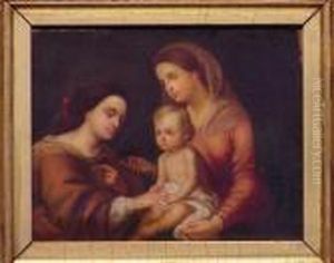 Marriage Of Saint Catherine Of Alexandria by Bartolome Esteban Murillo
