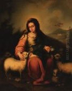 The Virgin With Lambs