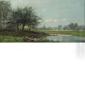 River Landscape by John Francis Murphy