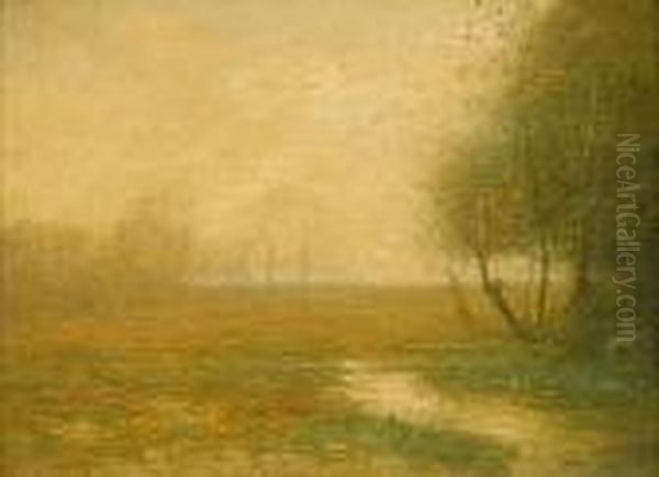 Landscape With Stream In Foreground - view 1