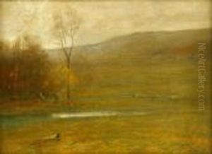 Landscape At Dusk by John Francis Murphy