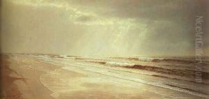 Beach With Sun Drawing Water 1872