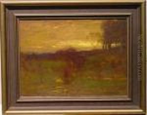 Sunset Landscape by John Francis Murphy