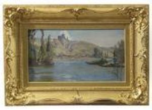 'on The Seine', Oil, Signed, Canvas, 1 'on The Seine', Oil, Signed, Canvas, 1