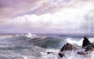 Gull Rock, Newport, Rhode Island by William Trost Richards