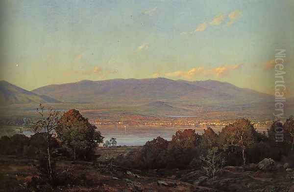Sundown at Centre Harbor, New Hampshire 1874 - view 1