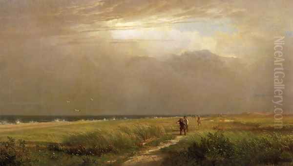 Men on the Shore - view 1