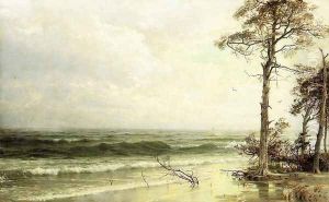 Cedars on the Shore Near Atlantic City by William Trost Richards