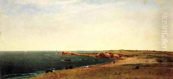 newport coast by William Trost Richards