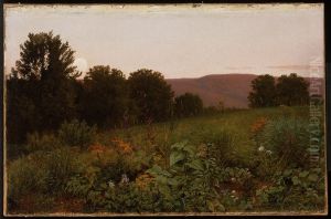 Sunset on the Meadow by William Trost Richards