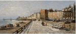A View Of Brighton by Francois Etienne Musin