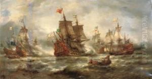 The Raging Battle by Francois Etienne Musin