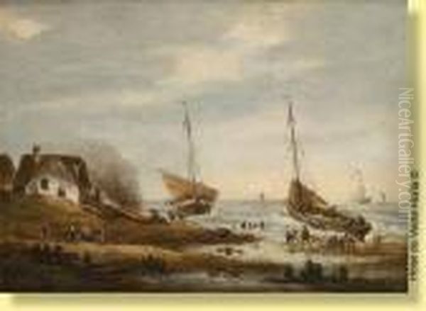 Bateaux De Peche Au Bord De La Plage - view 1
