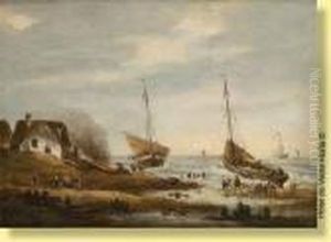 Bateaux De Peche Au Bord De La Plage Bateaux De Peche Au Bord De La Plage