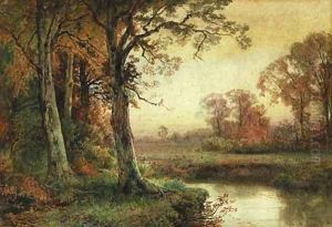 Landscape with Stream in Autumn by William Trost Richards