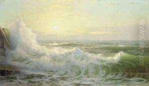 Sunlit Waves by William Trost Richards