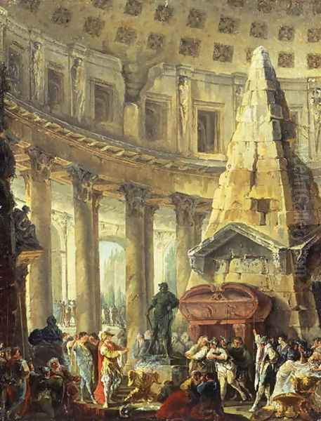 Alexander the Great visiting the Tomb of Achilles, 1755-60 - view 1