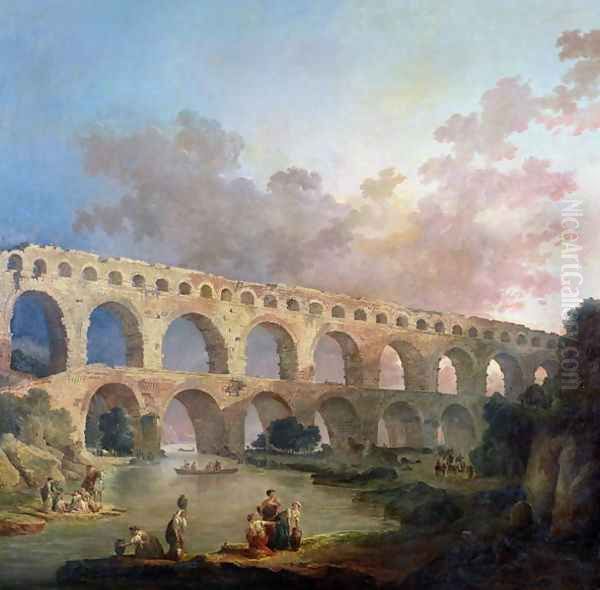 The Pont du Gard, Nimes, c.1786 - view 1