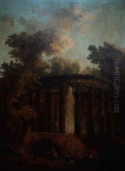 Capriccio of a Fountain in a Circular Colonnade - view 1