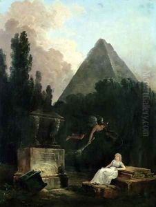 Spirit of the Tomb by Hubert Robert