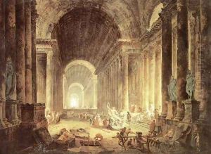 The Finding of the Laokoon by Hubert Robert