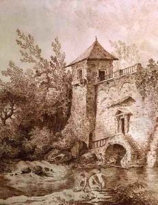 The Bathers by Hubert Robert