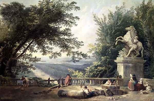 Terrace Ruins in a Park, c.1780 - view 1