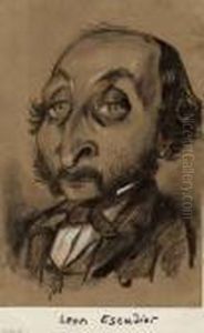 Leon Escudier Dit Male (1808-1881), Pantheon Nadar 181 by Gaspard Felix Tournachon Nadar