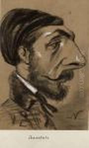 Auguste Anastasi (1819-1889) by Gaspard Felix Tournachon Nadar