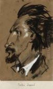 Felix Armand Marie Jobbe Duval (1821-1889) by Gaspard Felix Tournachon Nadar