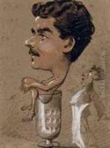 Guy De Maupassant Fustigeant L'alcoolisme by Gaspard Felix Tournachon Nadar