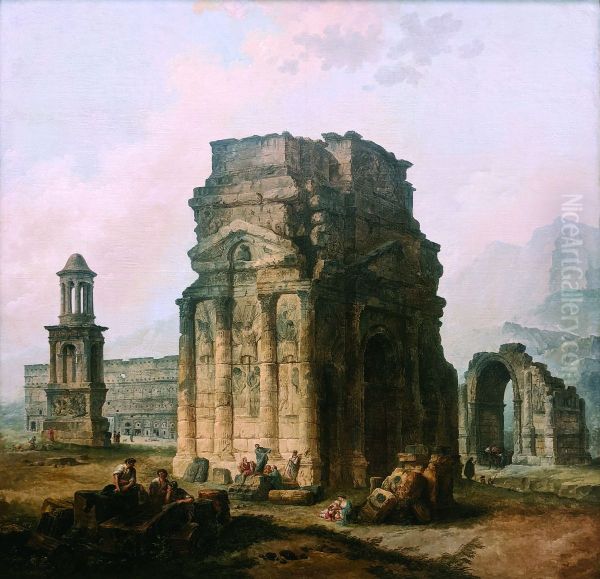 The Arc de Triomphe and the Theatre of Orange - view 1