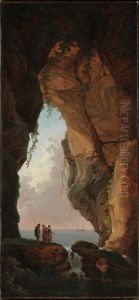 The Mouth of a Cave 1784 by Hubert Robert