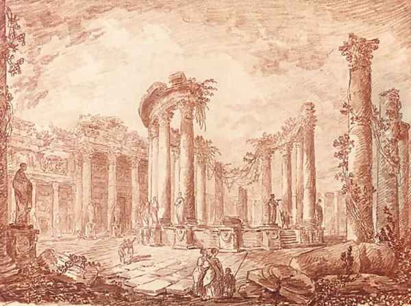The temple of Serapides at Pozzuoli - view 1