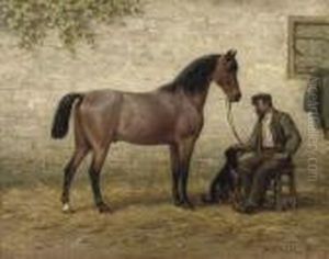 Amongst Good Friends by Willem Carel Nakken