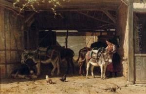 Looking After The Donkeys
