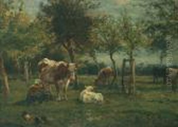 Vaches Au Pre - view 1