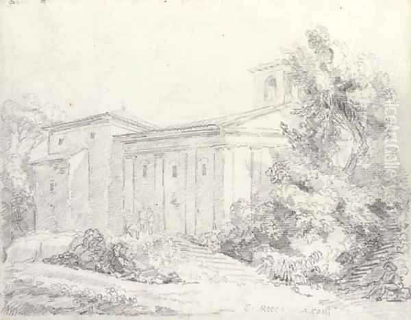 The Church of San Rocco at Cori - view 1