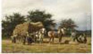 Hay Time by Willem Carel Nakken