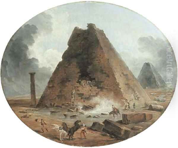 The sack of two pyramids - view 1