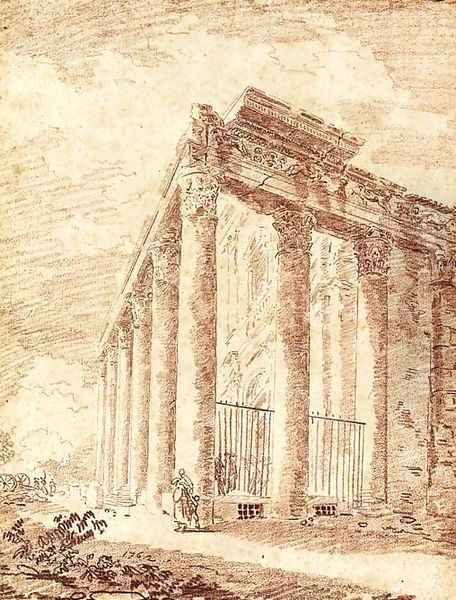 The Temple of Antoninus and Faustina - view 1