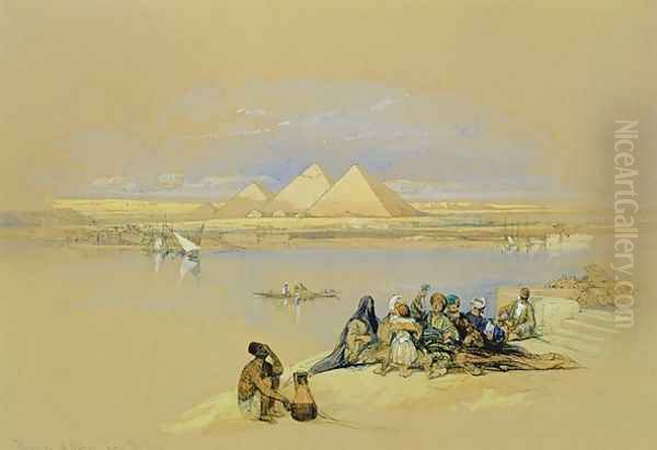 The Pyramids at Giza, near Cairo - view 1