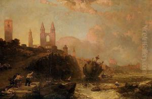 Ruins Of St. Andrews Cathedral And Church Of St. Regulus, Fife, Scotland by David Roberts