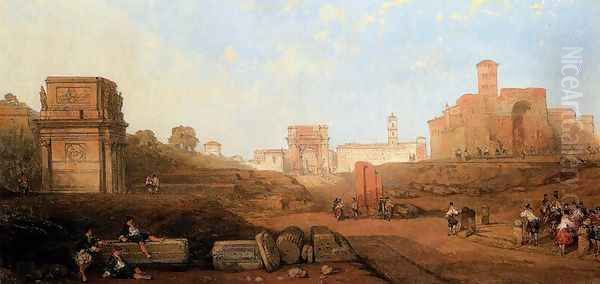 The Approach To The Forum - view 1