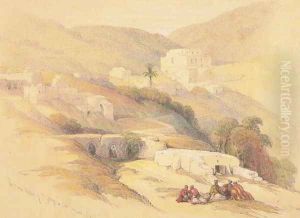 Christian Church of St. George at Lud, ancient Lydda by David Roberts