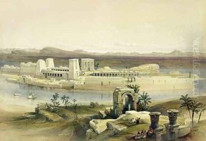 General View of the Island of Philae, Nubia, from Egypt and Nubia, Vol.1