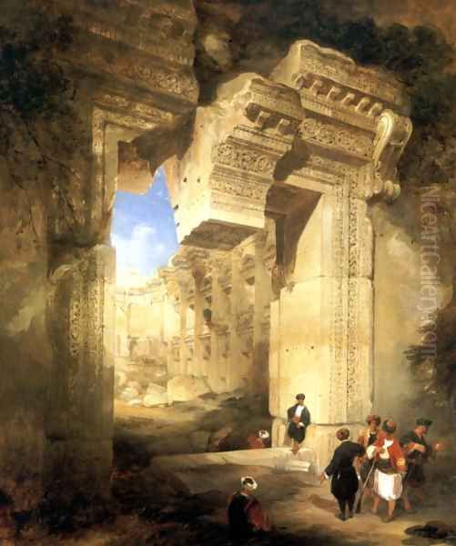 The Gateway of the Great Temple at Baalbec - view 1