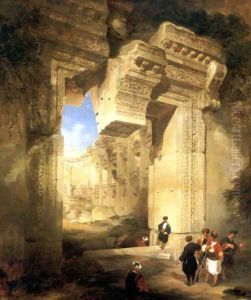 The Gateway of the Great Temple at Baalbec The Gateway of the Great Temple at Baalbec