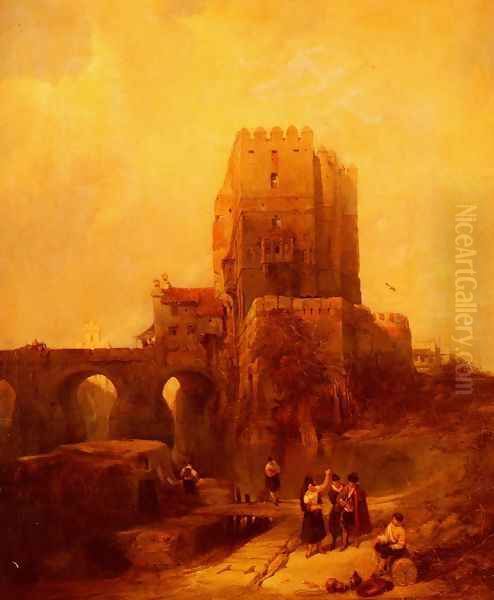 Moorish Tower on the Bridge at Cordova - view 1